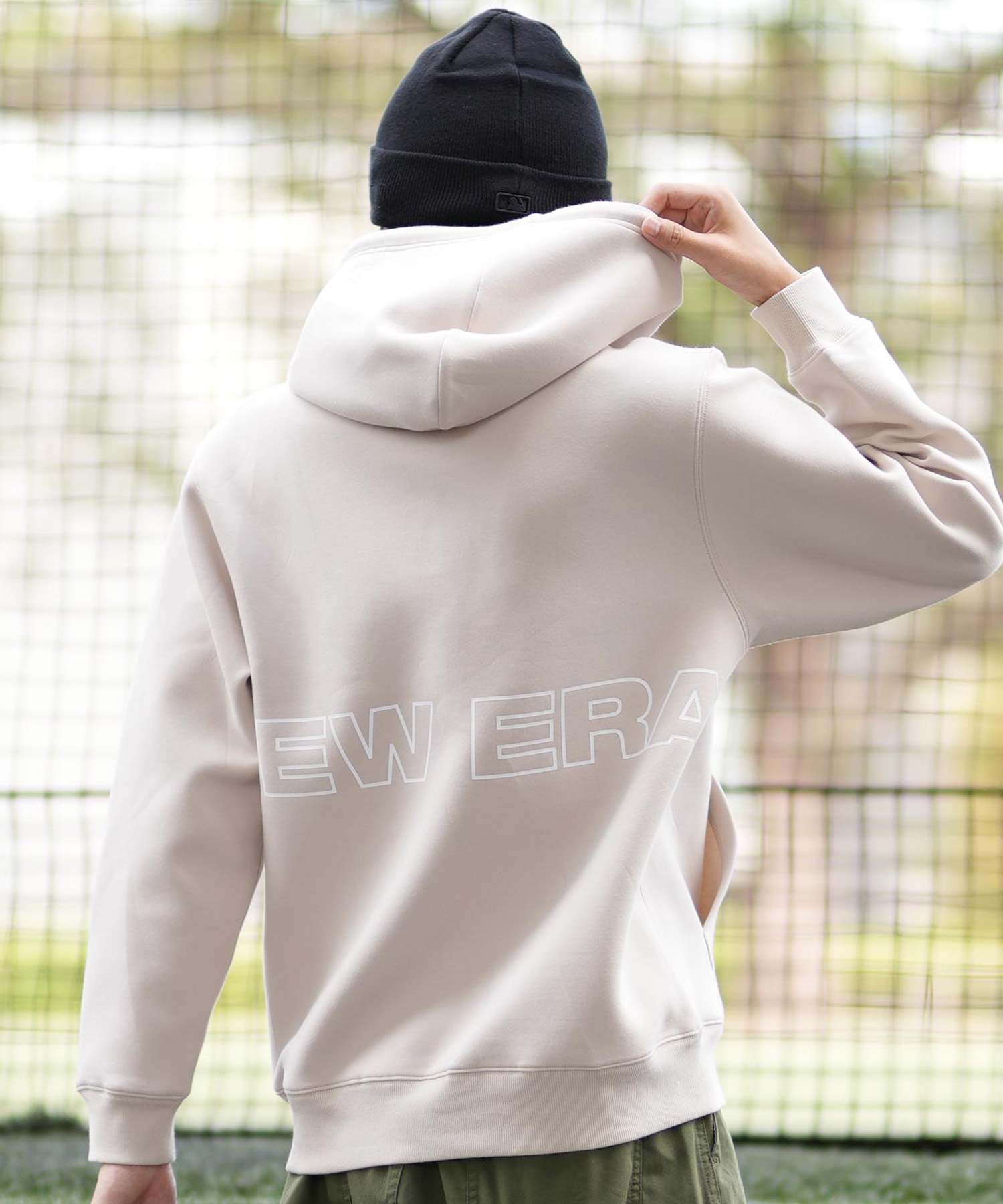 NEW ERA ニューエラ パーカー プルオーバー メンズ テックスウェット