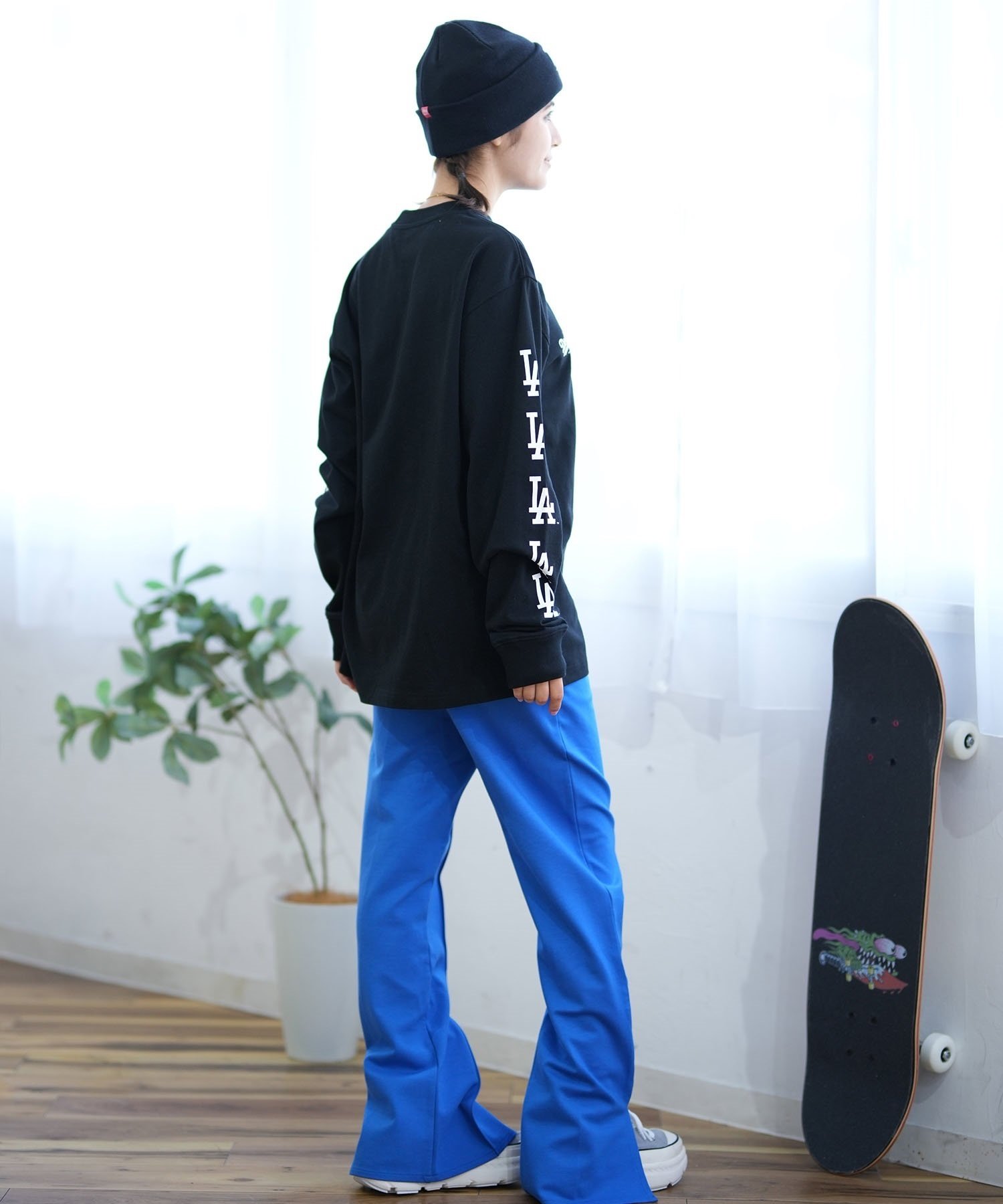 NEW ERA ニューエラ 長袖 Tシャツ レディース ロンT MLB