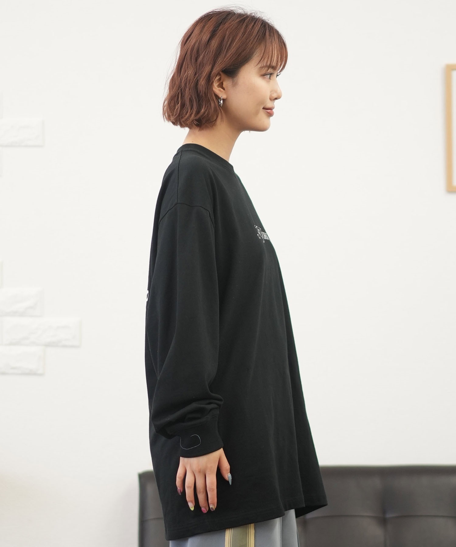 NEW ERA ニューエラ 長袖 Tシャツ レディース ロンT バック