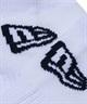 NEW ERA ニューエラ キッズ 靴下 ソックス ショート 3ペア マルチ 11531691(B/W/N-21-23cm)
