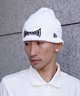 NEW ERA ニューエラ × INDEPENDENT インディペンデント コラボ ビーニー 帽子 ベーシック カフニット 14299640 ムラサキスポーツ限定(WHT-One)
