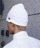 NEW ERA ニューエラ × INDEPENDENT インディペンデント コラボ ビーニー 帽子 ベーシック カフニット 14299640 ムラサキスポーツ限定(WHT-One)