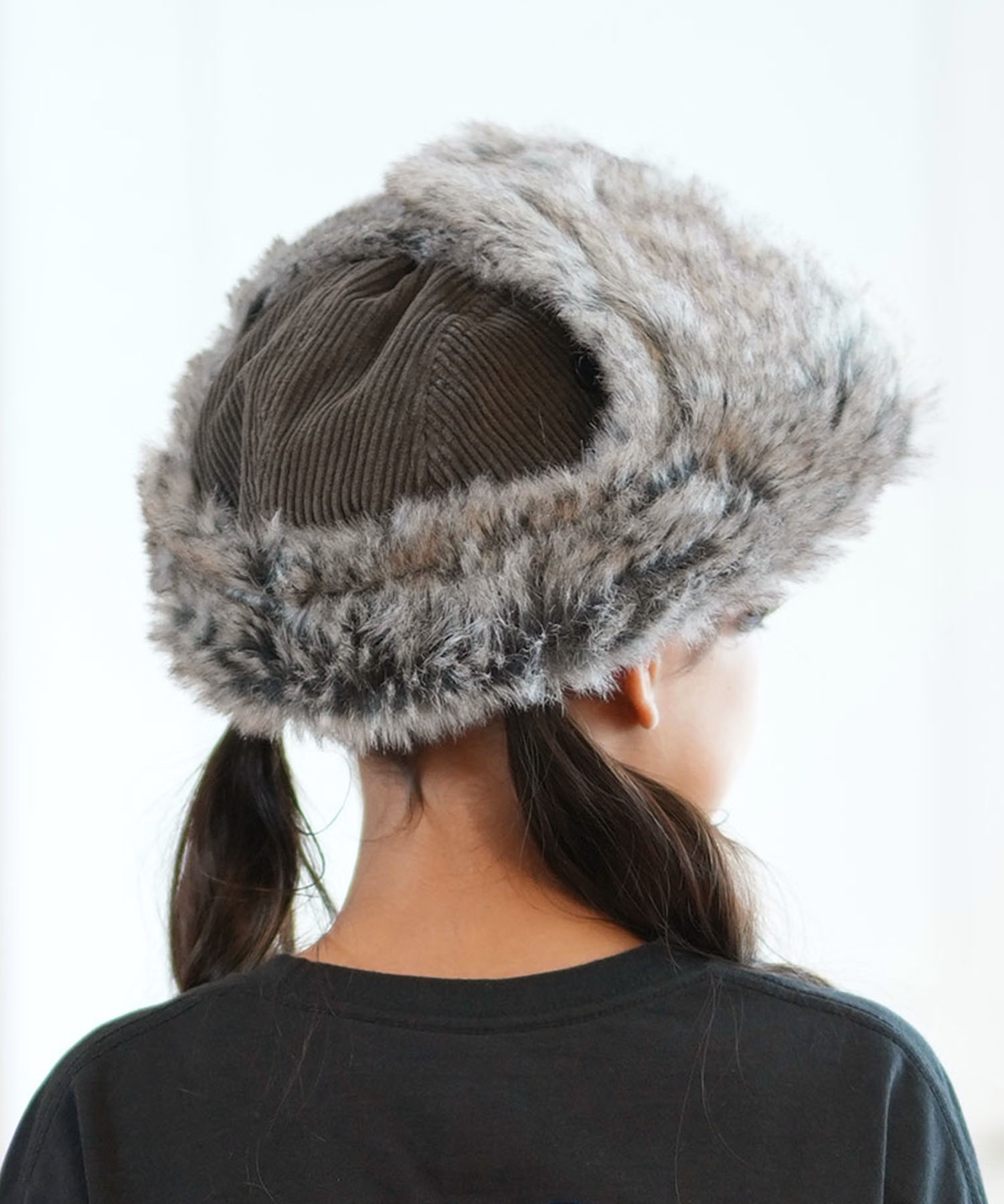 NEW ERA ニューエラ キャップ キッズ 帽子 トラッパー 8W コーデュロイ
