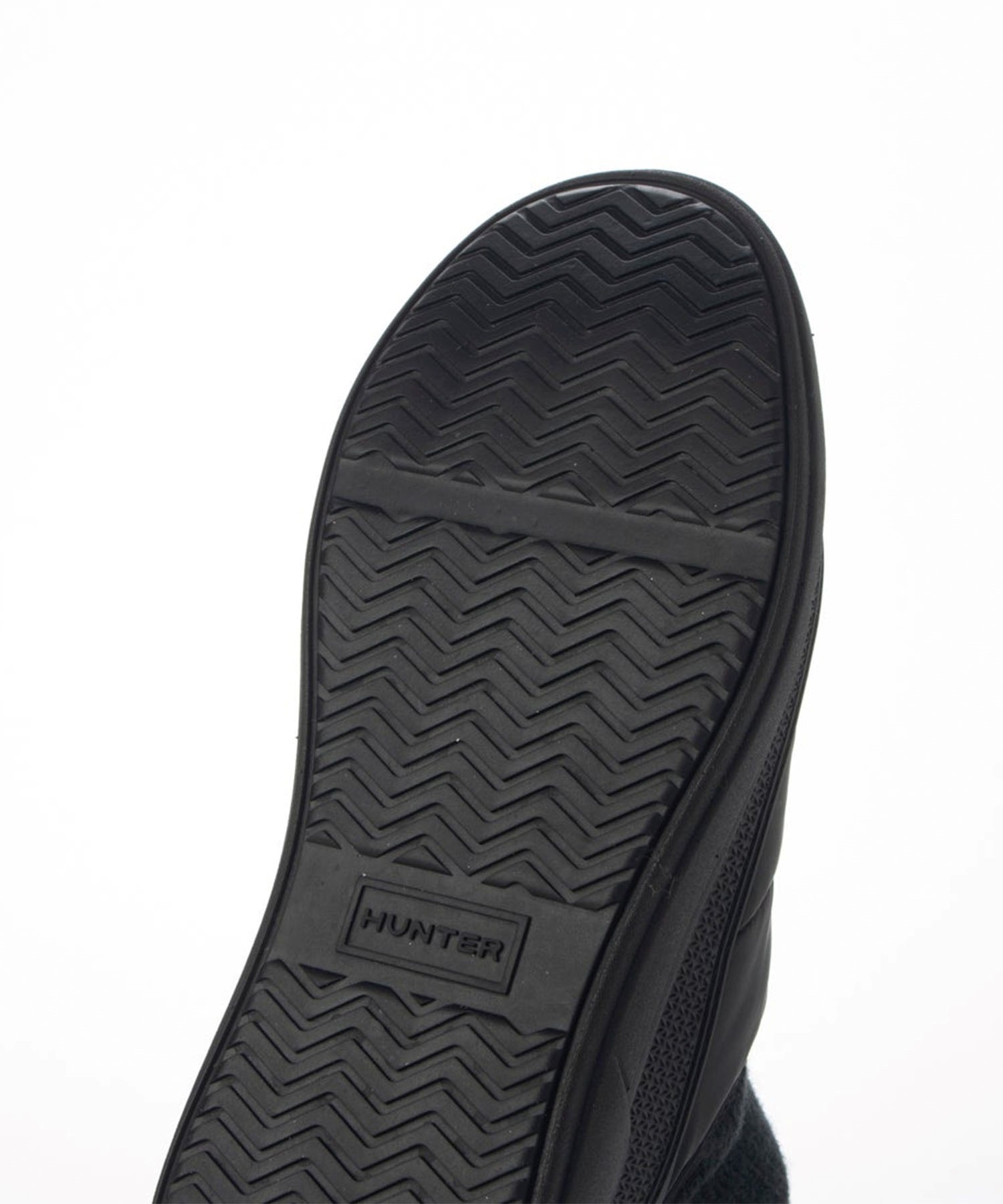 HUNTER ハンター スニーカー スリッポン ブーツ レディース IN OUT PUFFER KNIT BOOT WFS2265REN(BLK-23.0cm)