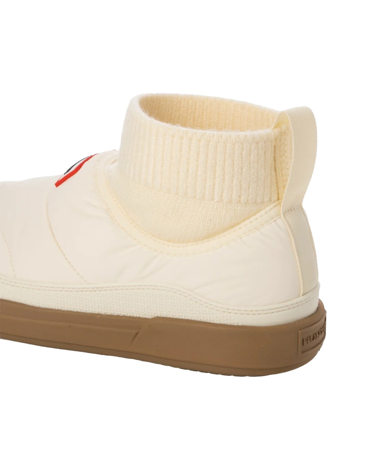 HUNTER ハンター スニーカー スリッポン ブーツ レディース IN OUT PUFFER KNIT BOOT WFS2265REN(BLK-23.0cm)