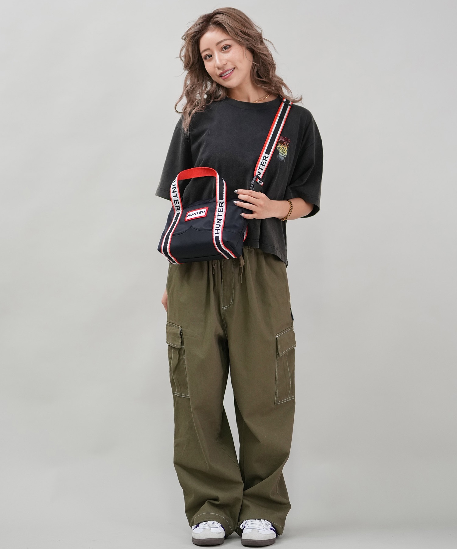 HUNTER ハンター トートバッグ ショルダーバッグ ナイロン ミニ トップ