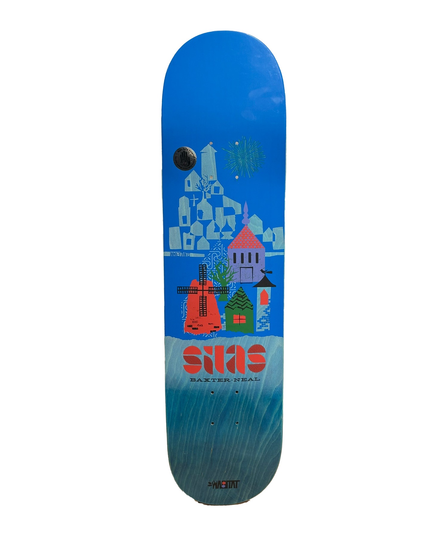 HABITAT ハビタット スケートボード デッキ 8.0inch SILAS CITADEL