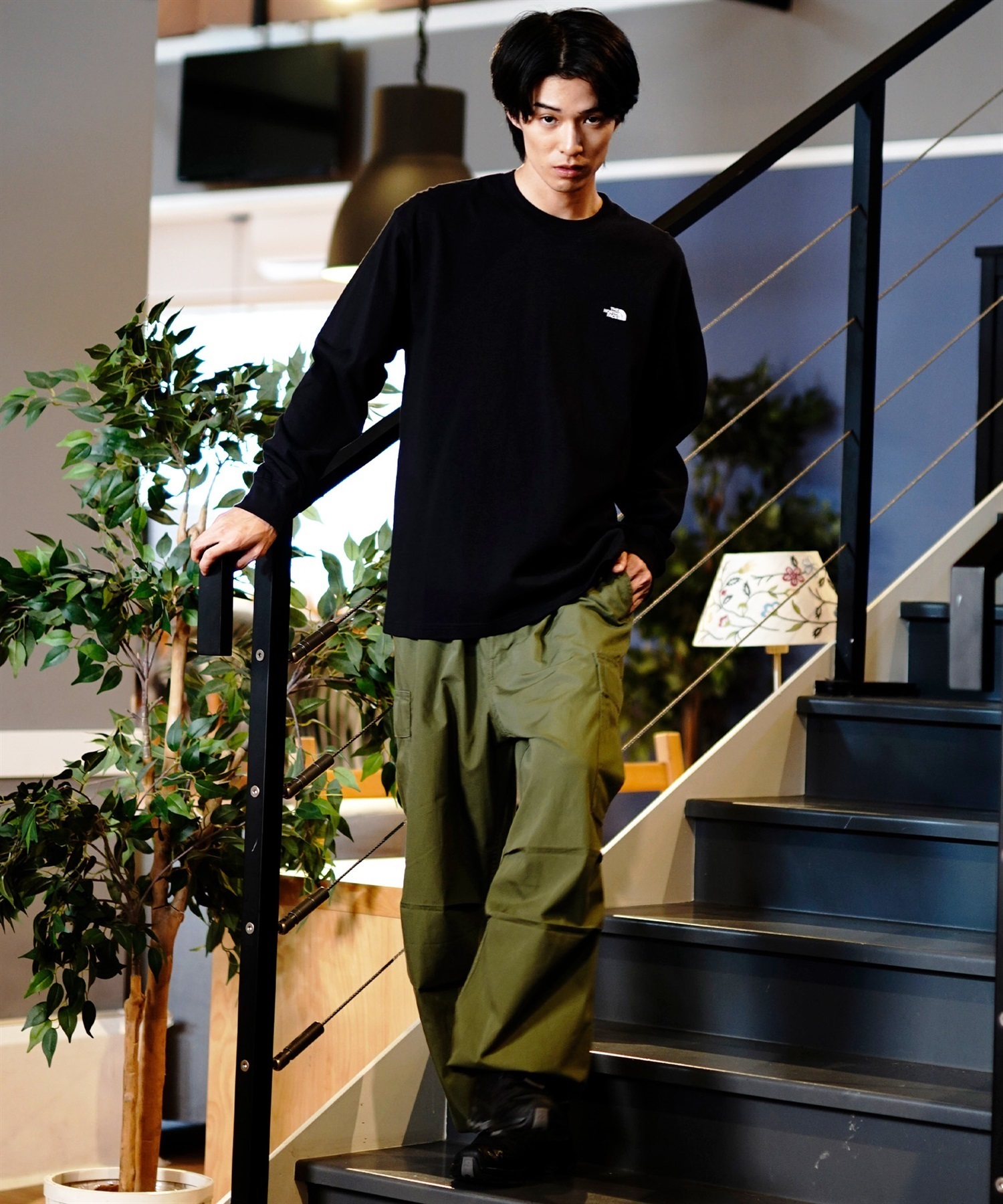 THE NORTH FACE ザ・ノース・フェイス 長袖 Tシャツ メンズ ロン