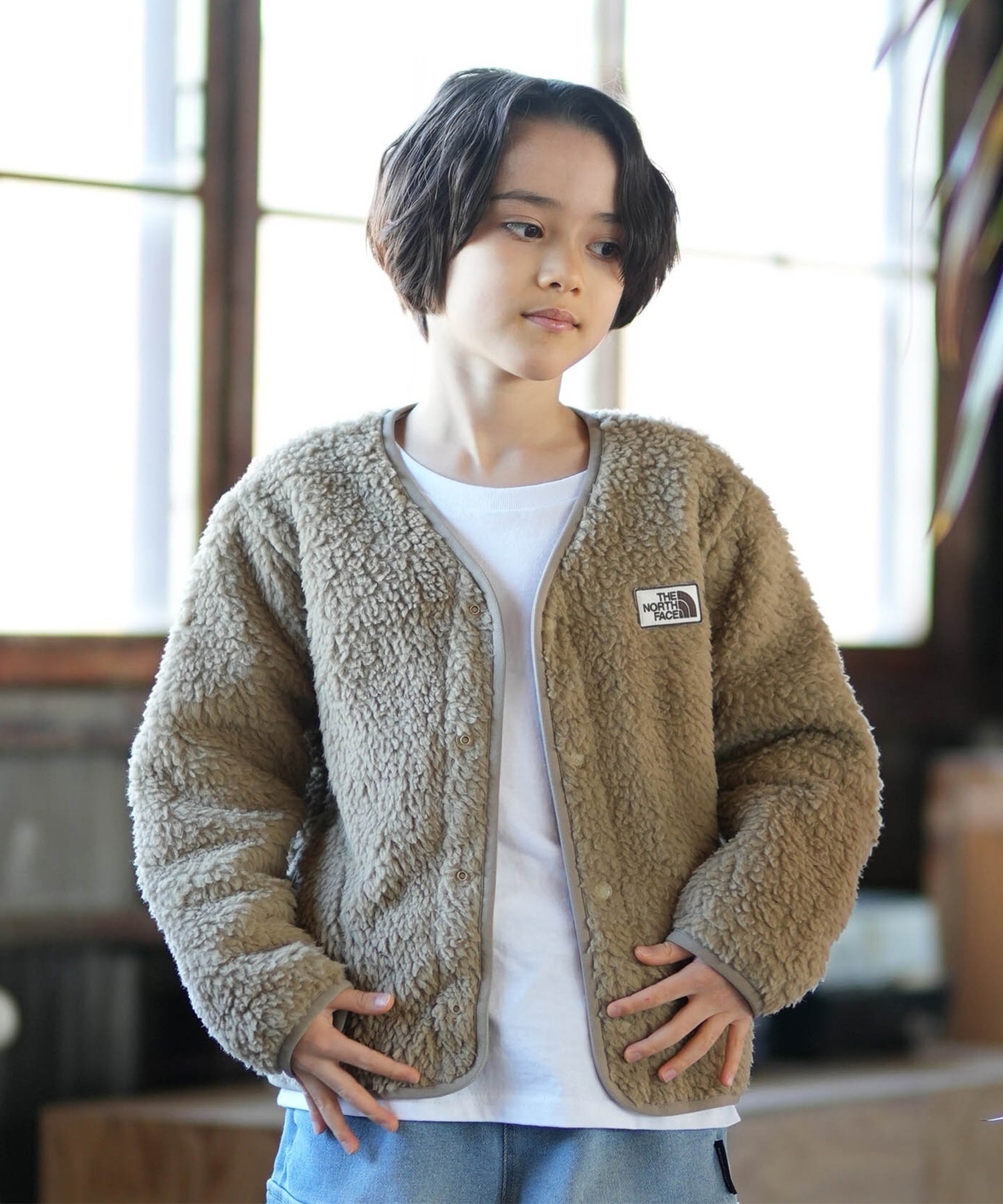 a*u様 ディースクエアード 異素材ジャケット　12歳　レディースジュニア　12 THE NORTH FACE ザ・ノース・フェイス アウター キッズ ジュニア 子供