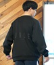 Hurley ハーレー トレーナー クルーネック メンズ スウェット バックプリント セットアップ対応 MCFL242003(BLK-S)