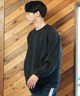 Hurley ハーレー トレーナー クルーネック メンズ スウェット バックプリント セットアップ対応 MCFL242003(BLK-S)