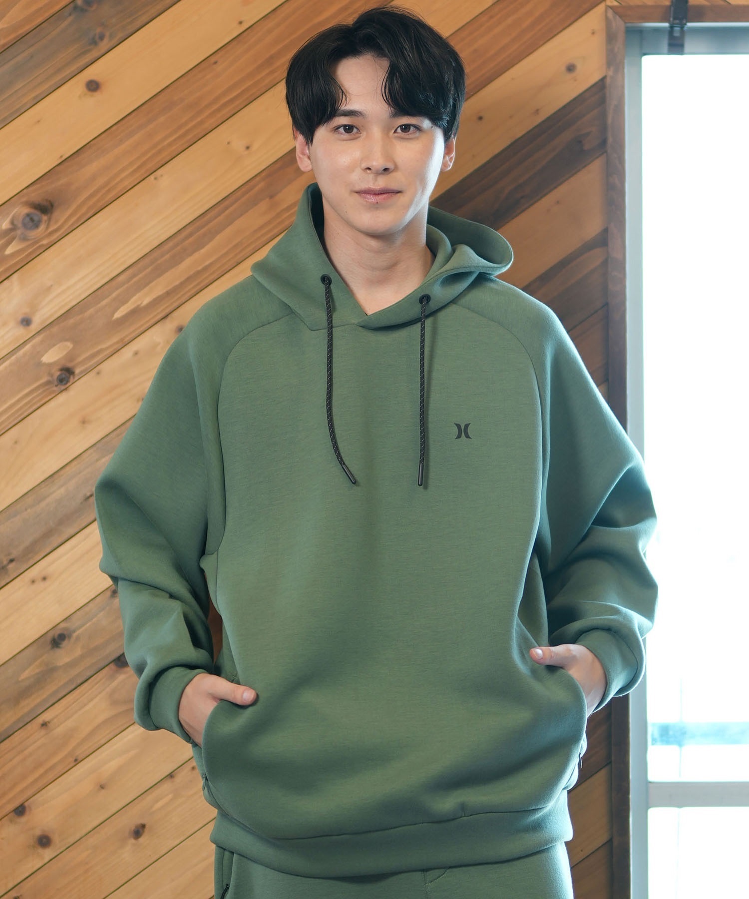Hurley ハーレー パーカー メンズ プルオーバー ロゴ バックプリント