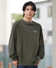 Hurley ハーレー 長袖 Tシャツ メンズ ロンT ヘビーウェイト バックプリント MCLS242027(OLV-M)