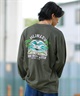 Hurley ハーレー 長袖 Tシャツ メンズ ロンT ヘビーウェイト バックプリント MCLS242027(OLV-M)