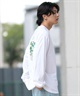 Hurley ハーレー 長袖 Tシャツ メンズ ロンT ヘビーウェイト バックプリント MCLS242027(OLV-M)