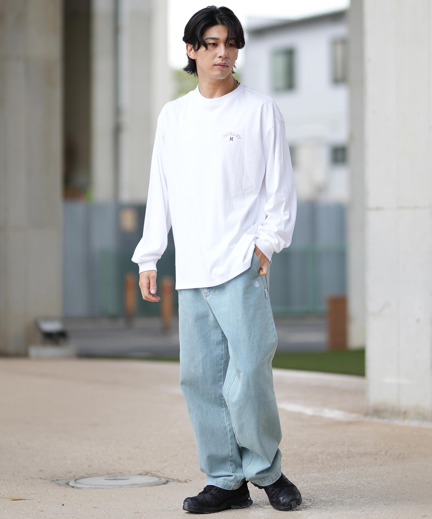 Hurley ハーレー 長袖 Tシャツ メンズ ロンT ヘビーウェイト