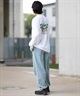 Hurley ハーレー 長袖 Tシャツ メンズ ロンT ヘビーウェイト バックプリント MCLS242027(OLV-M)
