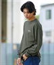 Hurley ハーレー 長袖 Tシャツ メンズ ロンT ヘビーウェイト バックプリント MCLS242027(OLV-M)