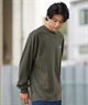 Hurley ハーレー 長袖 Tシャツ メンズ ロンT ヘビーウェイト バックプリント MCLS242027(OLV-M)