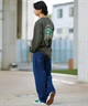 Hurley ハーレー 長袖 Tシャツ メンズ ロンT ヘビーウェイト バックプリント MCLS242027(OLV-M)