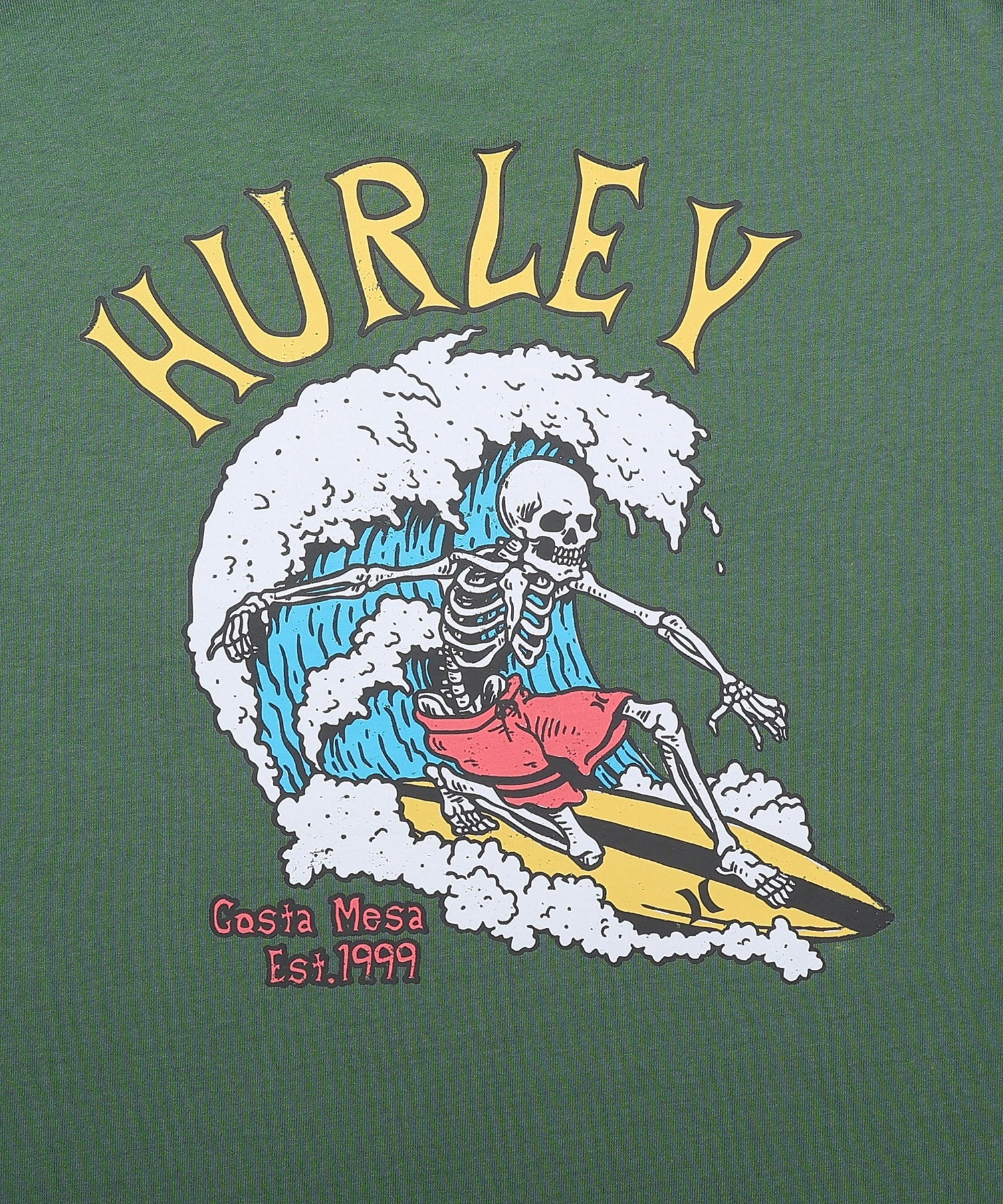 Hurley ハーレー 長袖 Tシャツ メンズ ロンT ヘビーウェイト バックプリント MCLS242026(SGE-M)