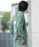 Hurley ハーレー 長袖 Tシャツ メンズ ロンT ヘビーウェイト バックプリント MCLS242026(SGE-M)