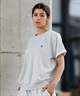 Hurley ハーレー 半袖 Tシャツ レディース スウェット生地 バックオープン ワンポイント ロゴ WSS2421016(AGHT-FREE)