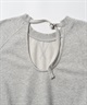 Hurley ハーレー 半袖 Tシャツ レディース スウェット生地 バックオープン ワンポイント ロゴ WSS2421016(AGHT-FREE)