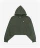 Hurley ハーレー ラッシュガード レディース 水着 パーカー ジップアップ クロップド丈 水陸両用 UVカット セットアップ対応 WFF2320034(WHT-S)