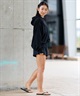 Hurley ハーレー ラッシュガード レディース 水着 パーカー ジップアップ クロップド丈 水陸両用 UVカット セットアップ対応 WFF2320034(WHT-S)
