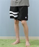 Hurley ハーレー 水着 海パン トランクス サーフパンツ キッズ ジュニア 子供 ロゴ シンプル BBS2200001(BLK1-130cm)
