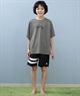 Hurley ハーレー 水着 海パン トランクス サーフパンツ キッズ ジュニア 子供 ロゴ シンプル BBS2200001(BLK1-130cm)