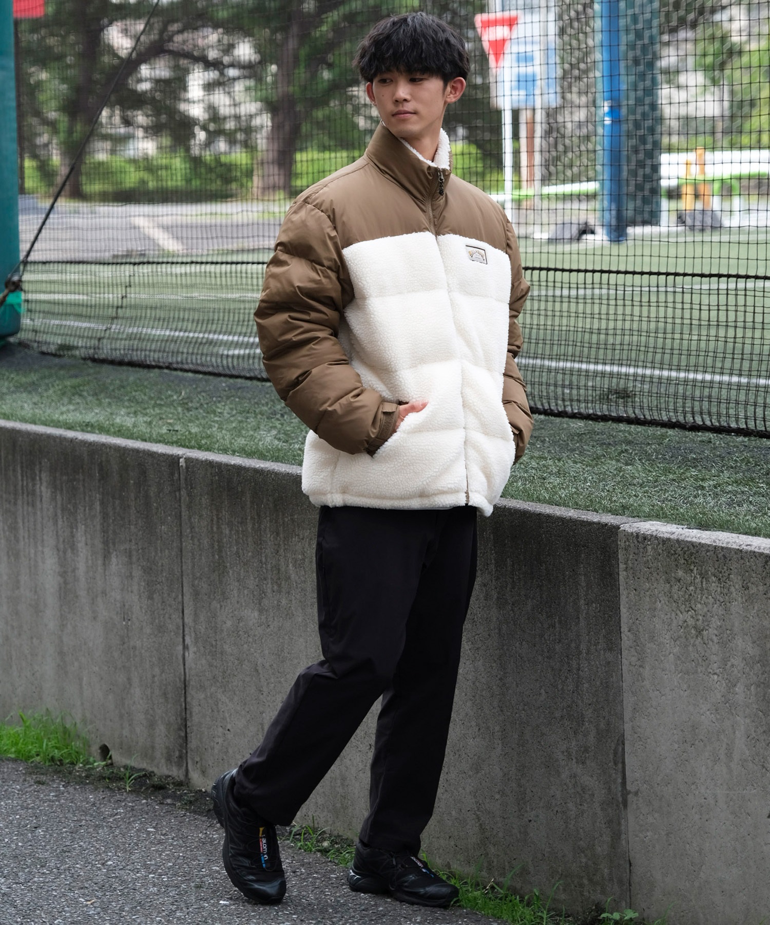 BILLABONG ビラボン アウター 中綿 メンズ ボアフリース