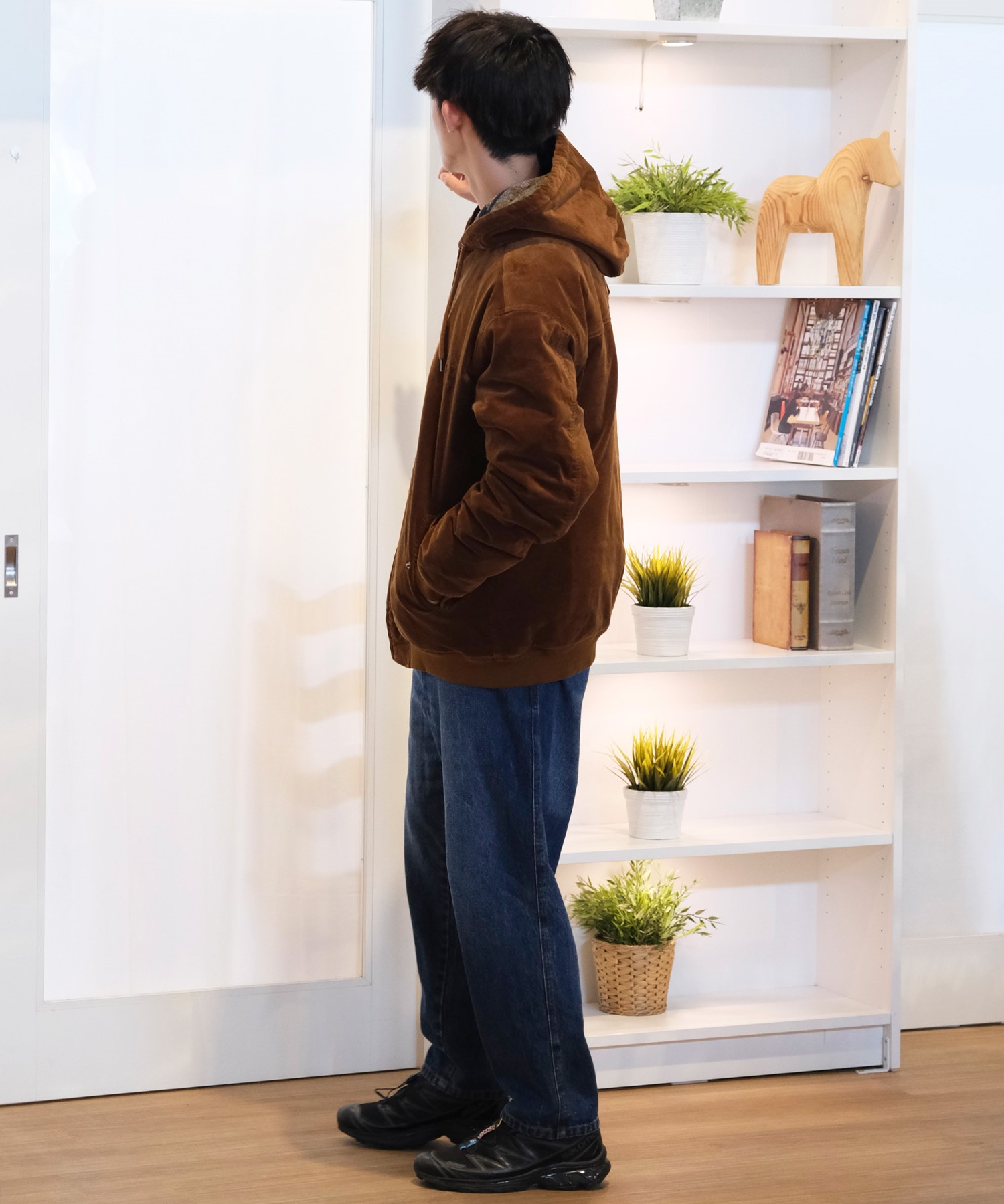 BILLABONG ビラボン アウター 中綿 メンズ ベロアジャケット