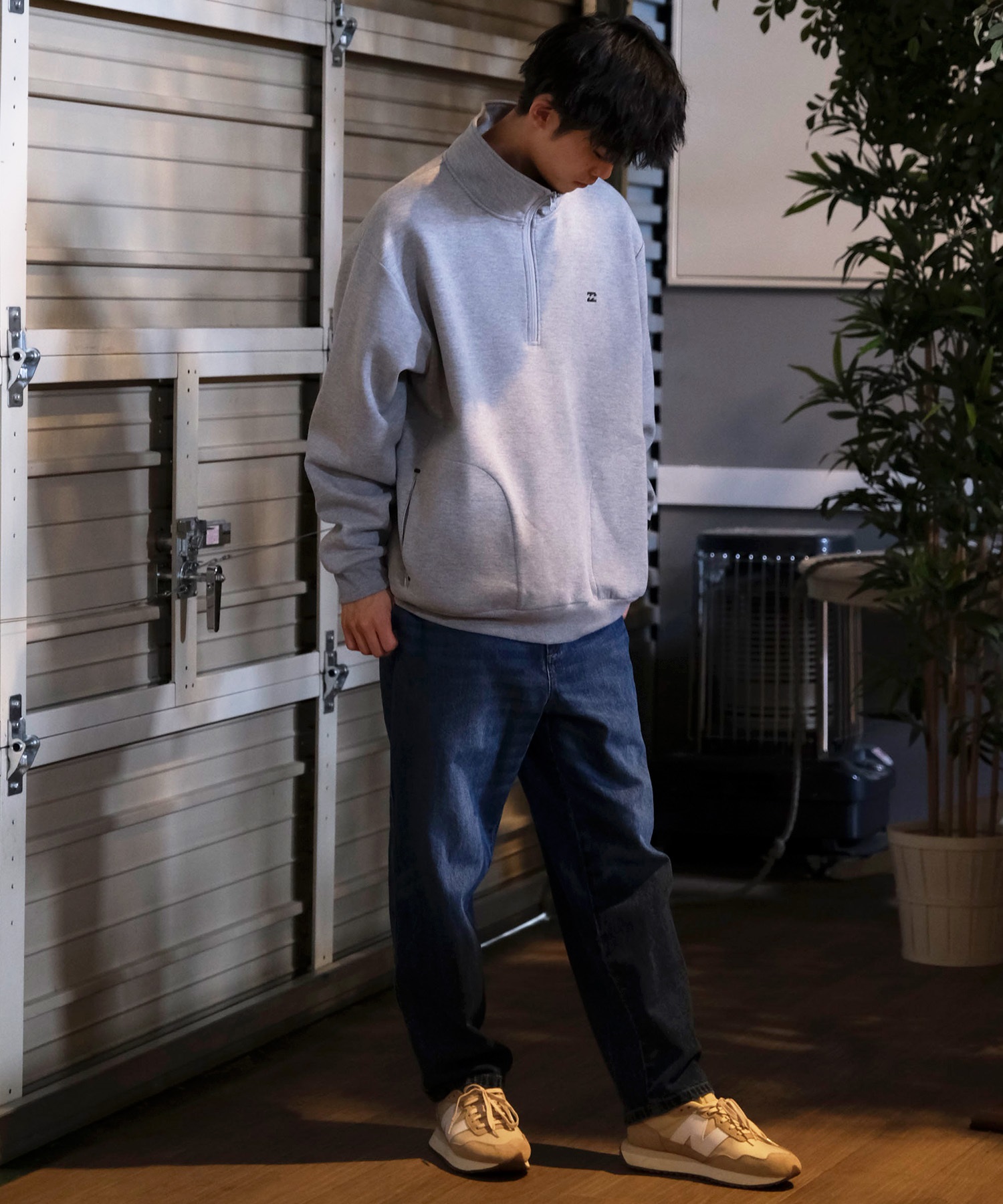 BILLABONG ビラボン トレーナー ハーフジップ メンズ スウェット