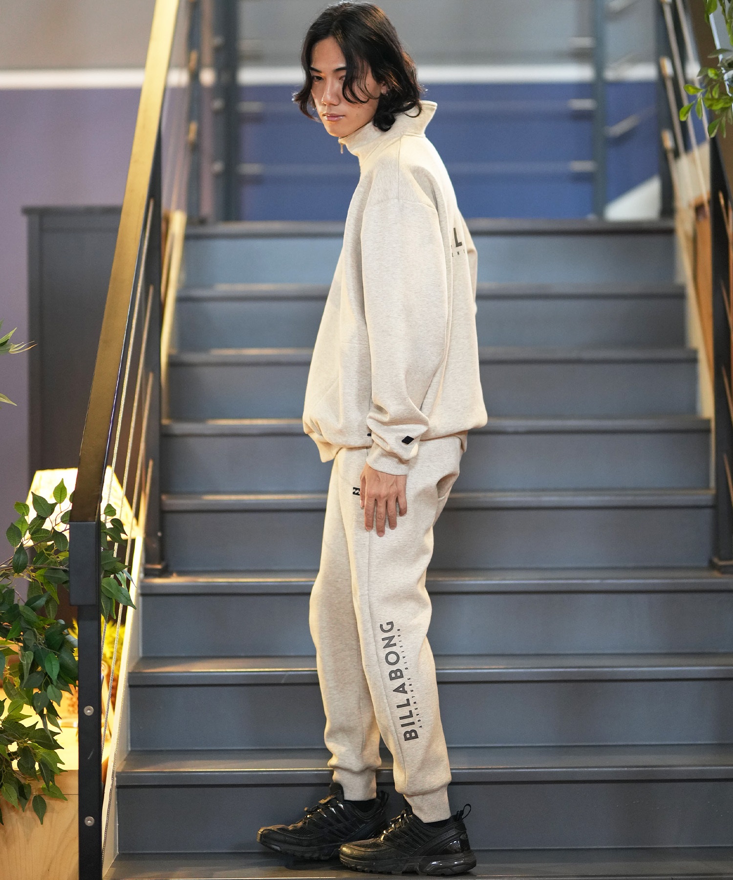 BILLABONG ビラボン トレーナー ハーフジップ メンズ スウェット