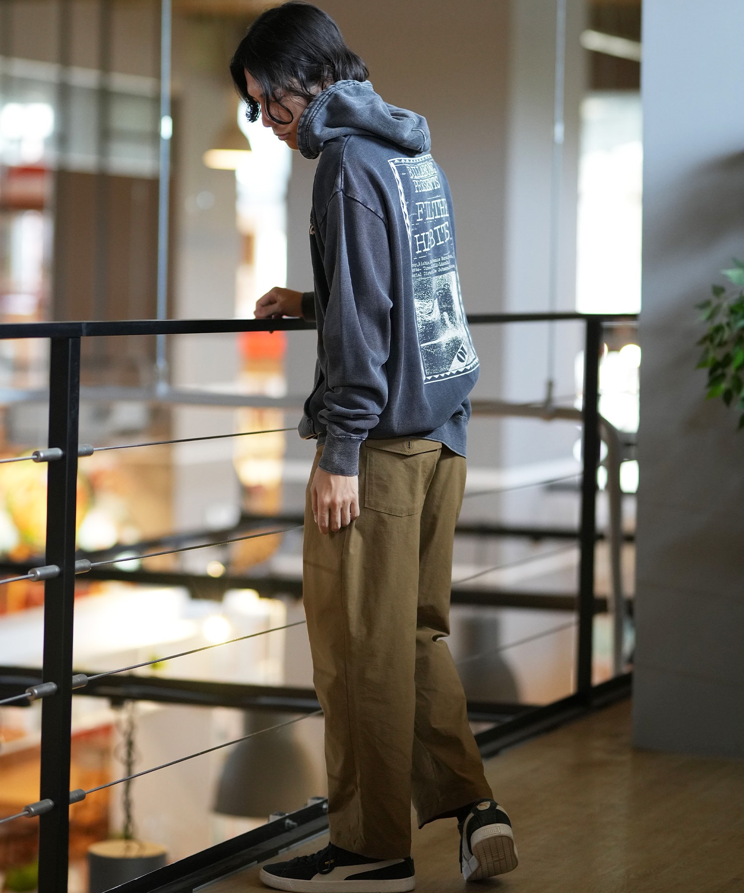 BILLABONG ビラボン パーカー プルオーバー メンズ バックプリント 