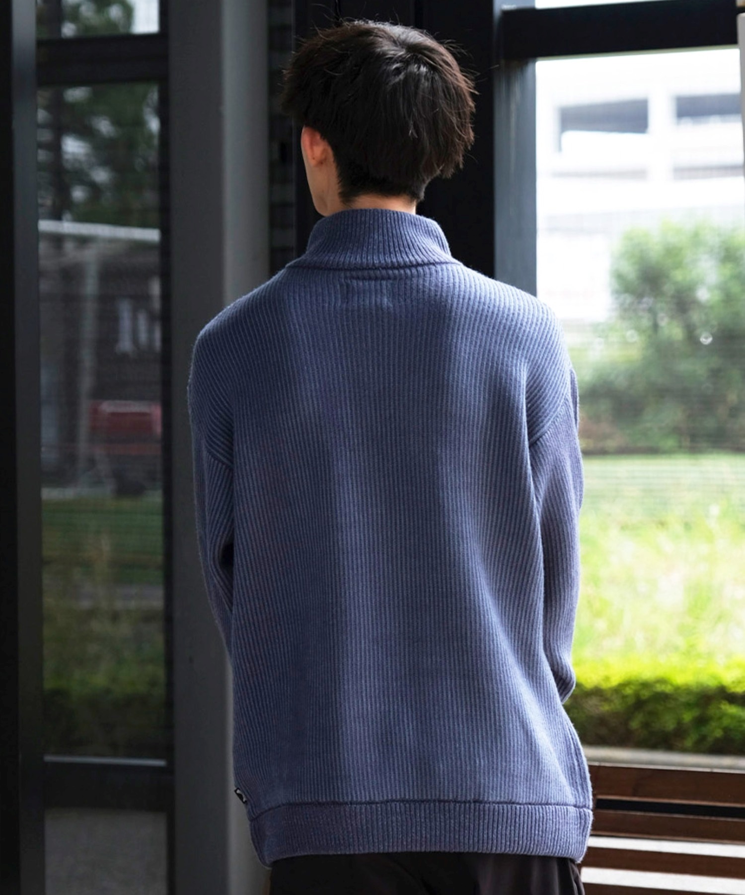 new basic シルクネップドライバーズニット[UR47-12K007]｜URBAN