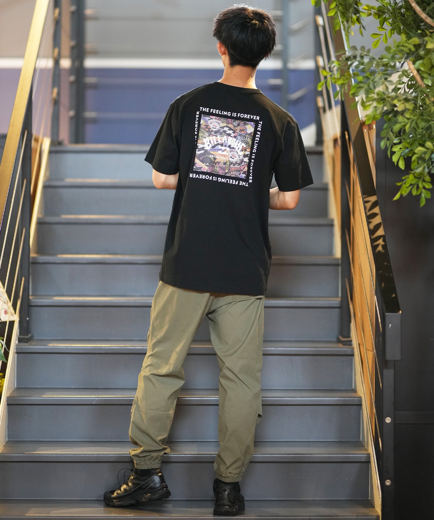 BILLABONG ビラボン 半袖 Tシャツ メンズ バックプリント