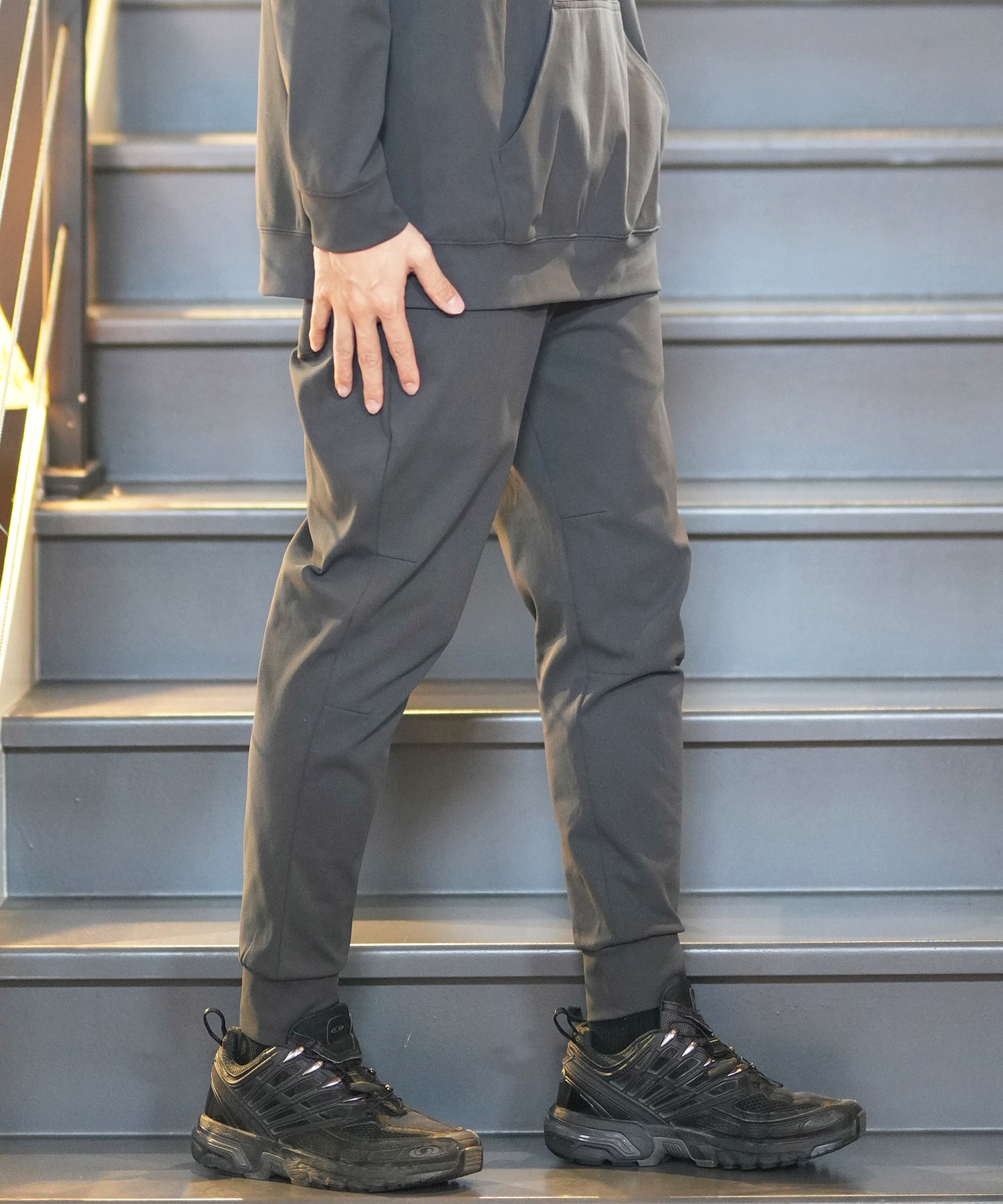 ビラボン セットアップ ジョガーパンツ スウェット ボア XL カーキ OUTLET】BILLABONG メンズ LOGO SET UP セットアップボトムス
