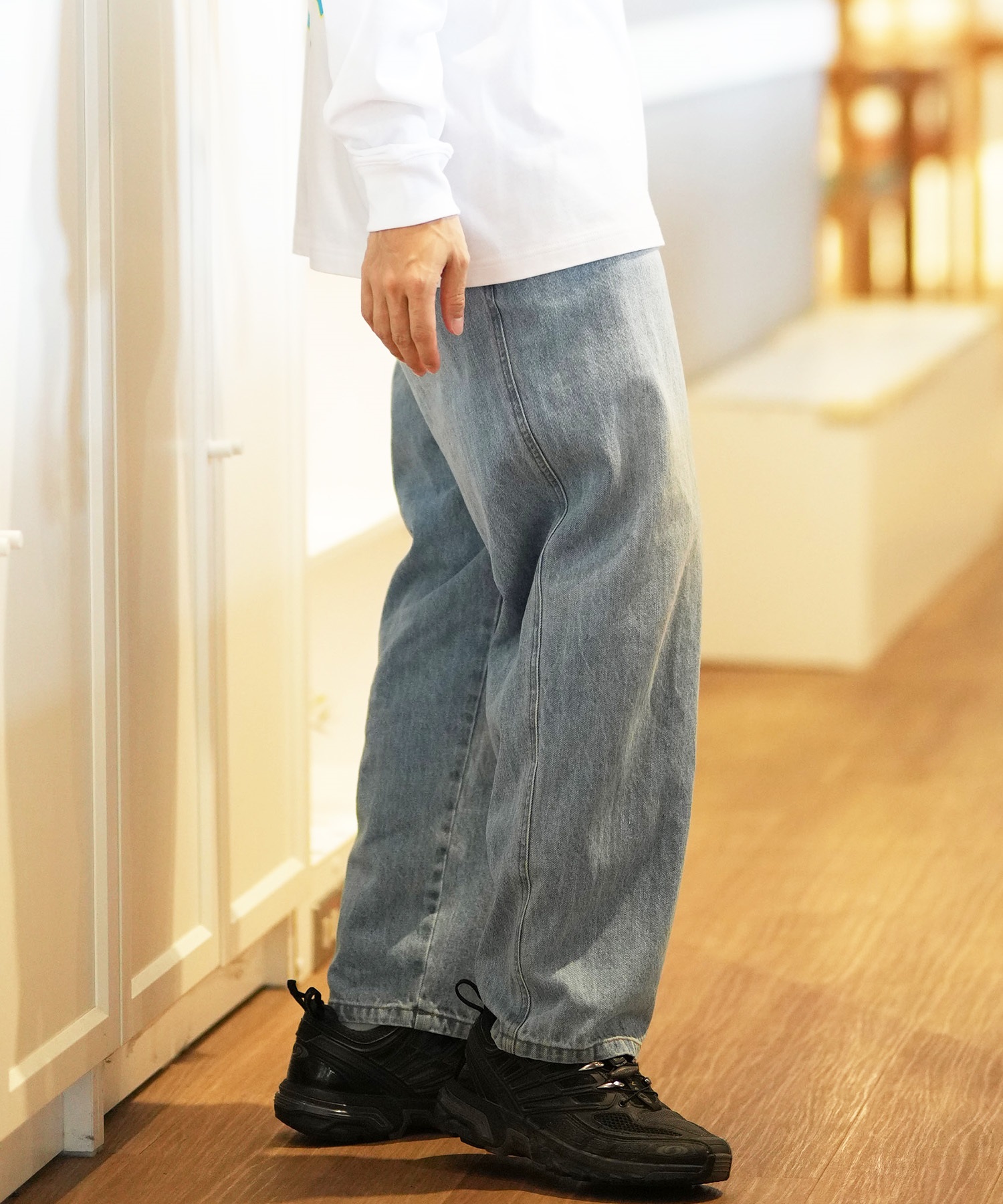 BILLABONG ビラボン ロングパンツ デニム メンズ 洗い加工 LAYBACKS