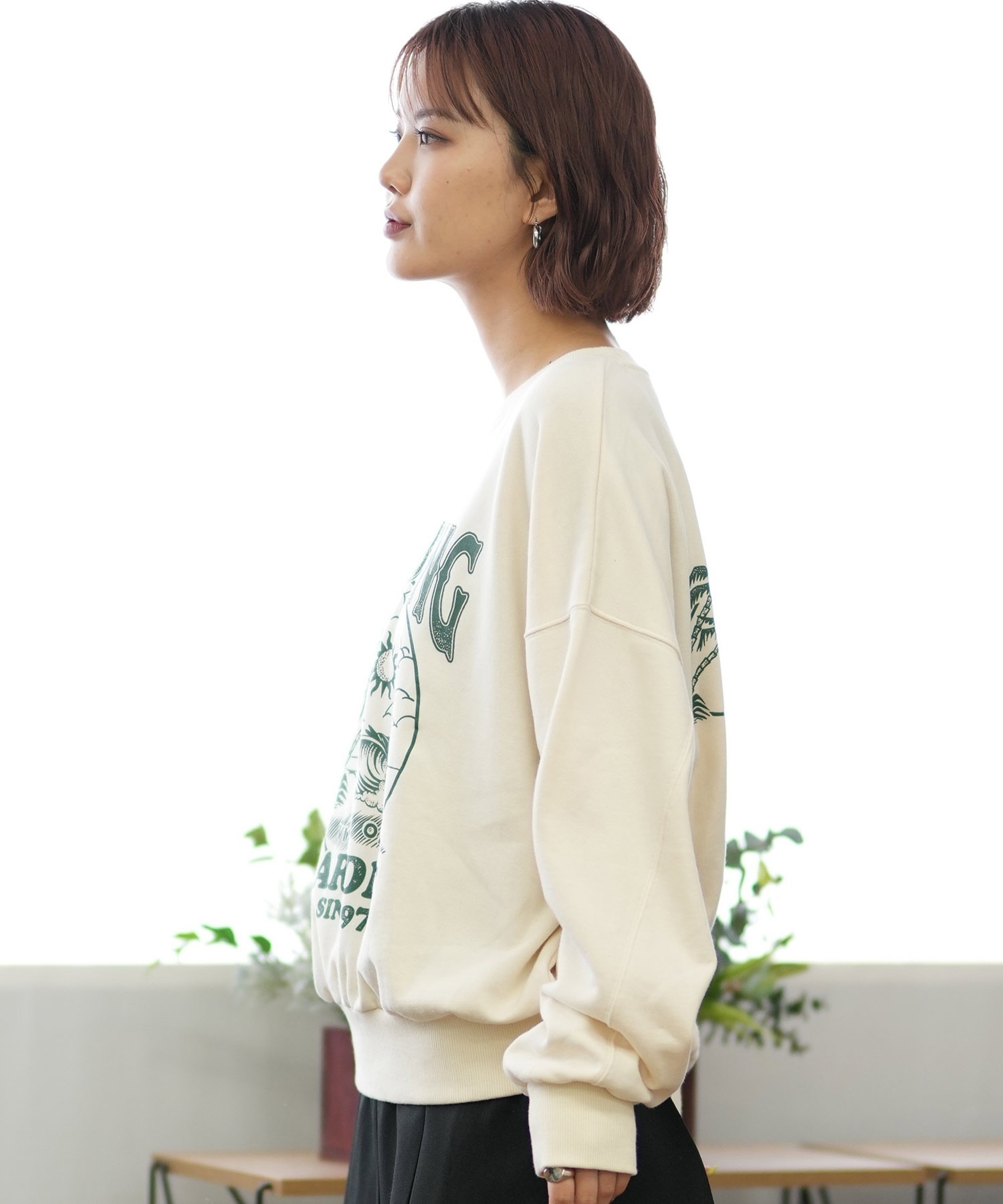 BILLABONG ビラボン トレーナー レディース クルーネック