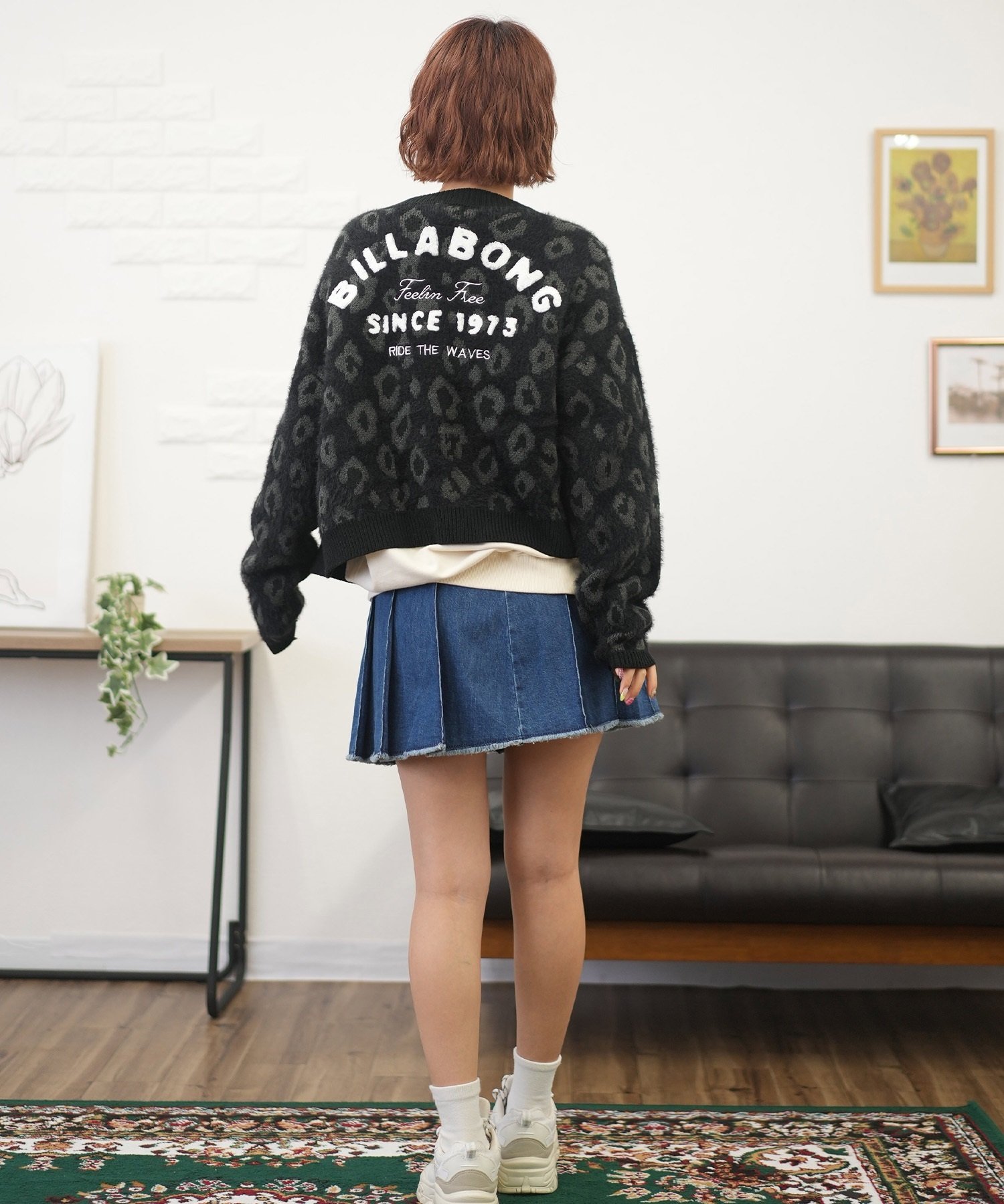 BILLABONG ビラボン ニット カーディガン レディース セーター V