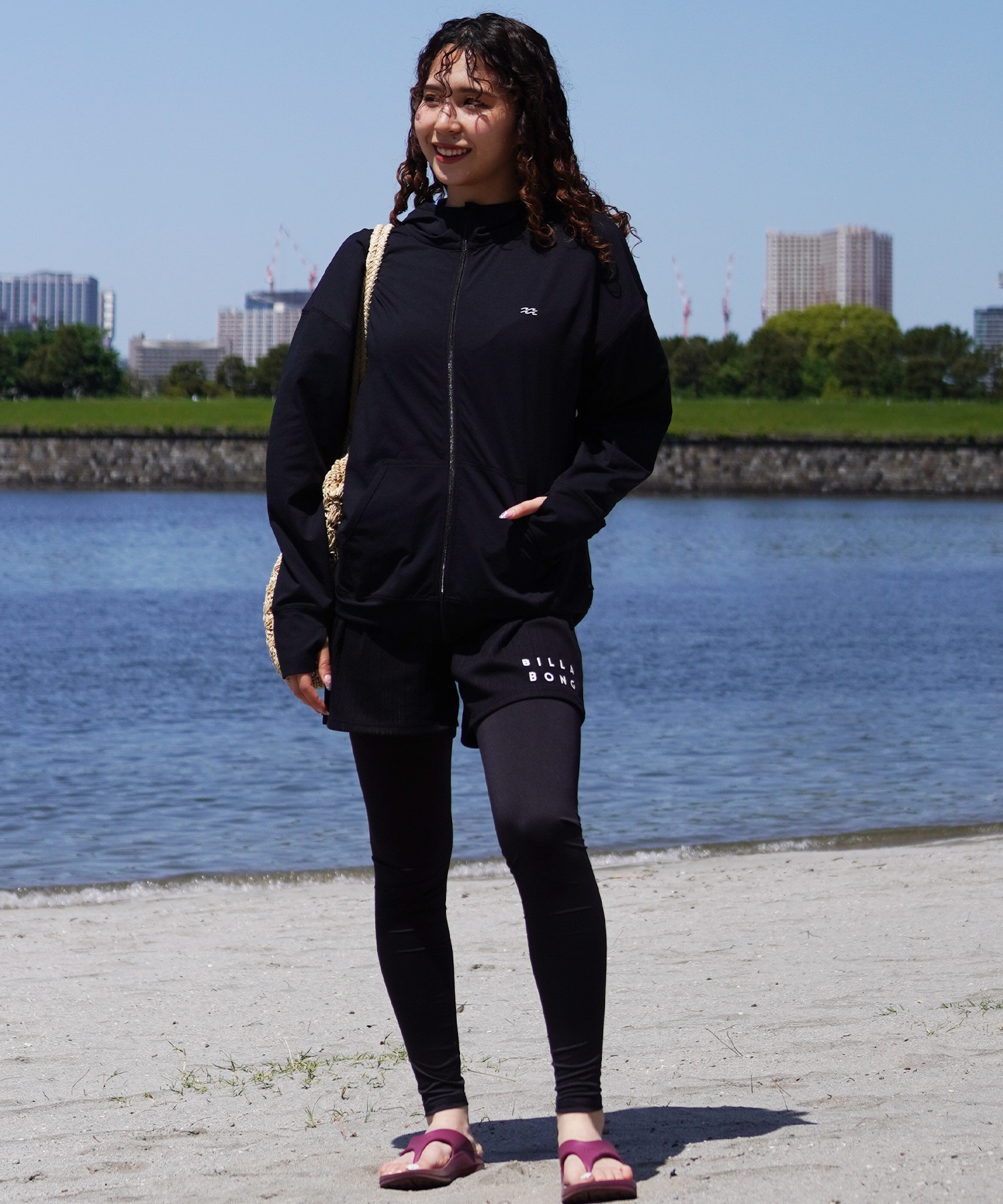 BILLABONG ビラボン ラッシュガード レディース 長袖 ジップ