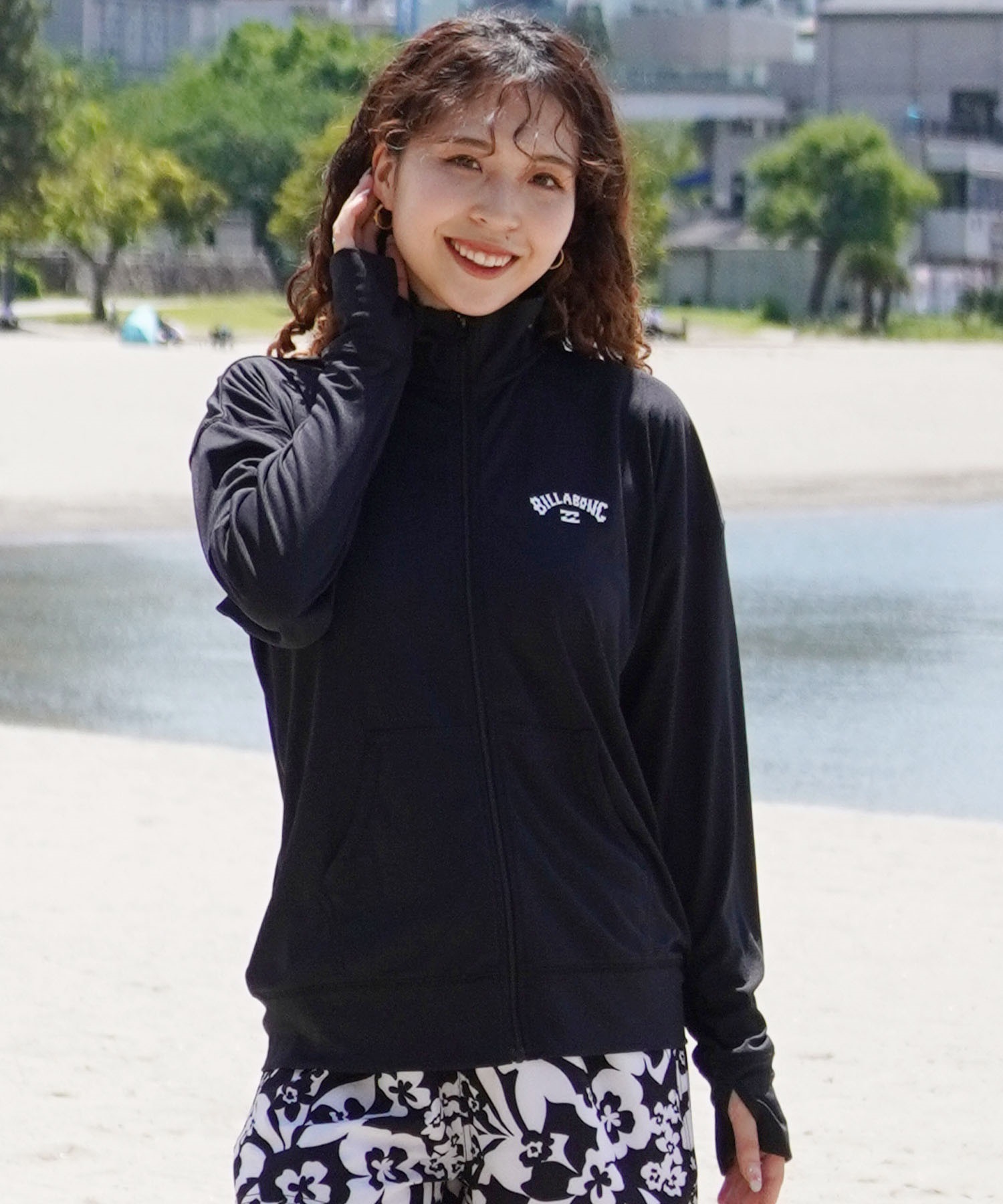 BILLABONG ビラボン ラッシュガード レディース ジップアップ