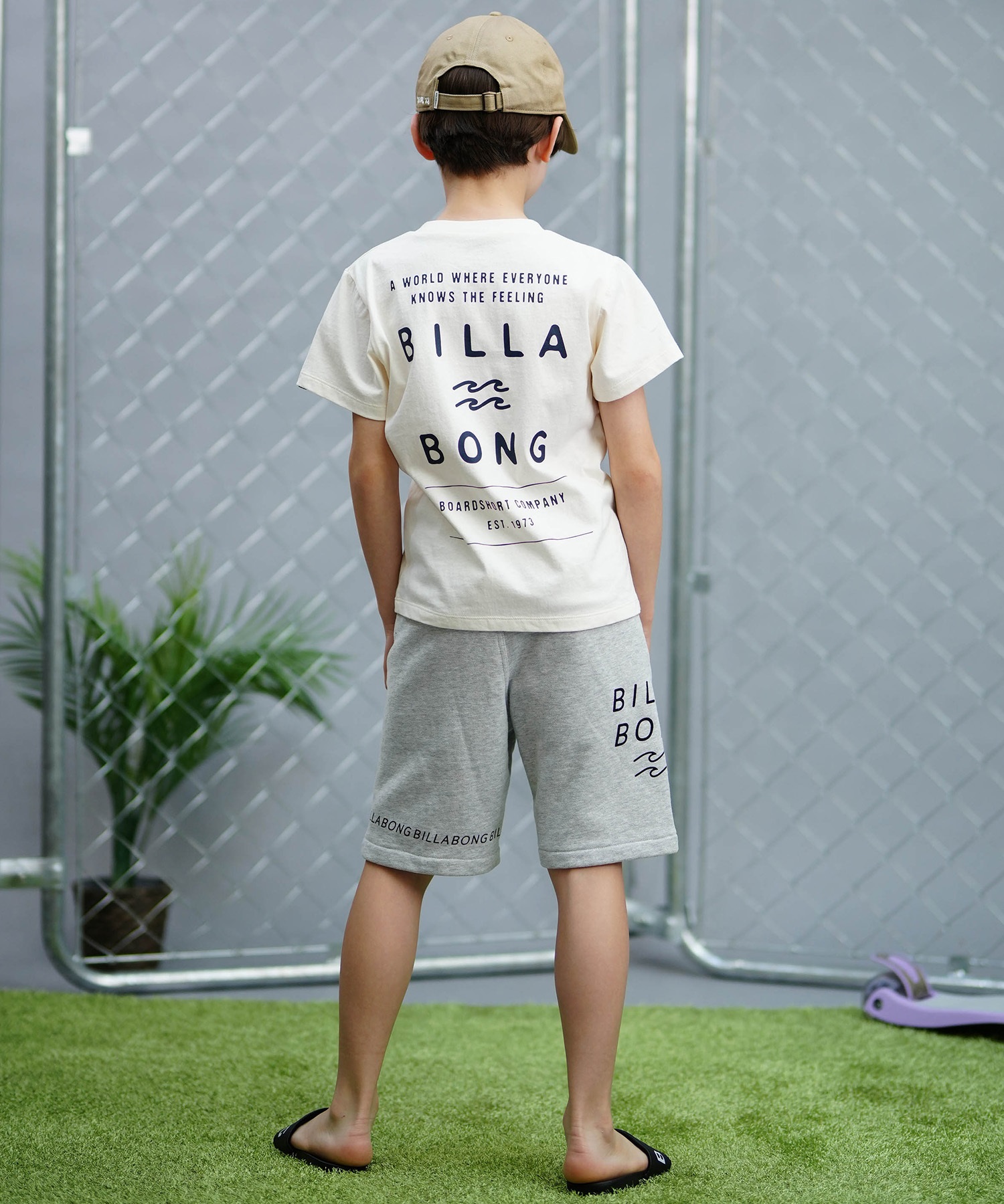 BILLABONG ビラボン Tシャツ キッズ 半袖 バックプリント 親子コーデ  