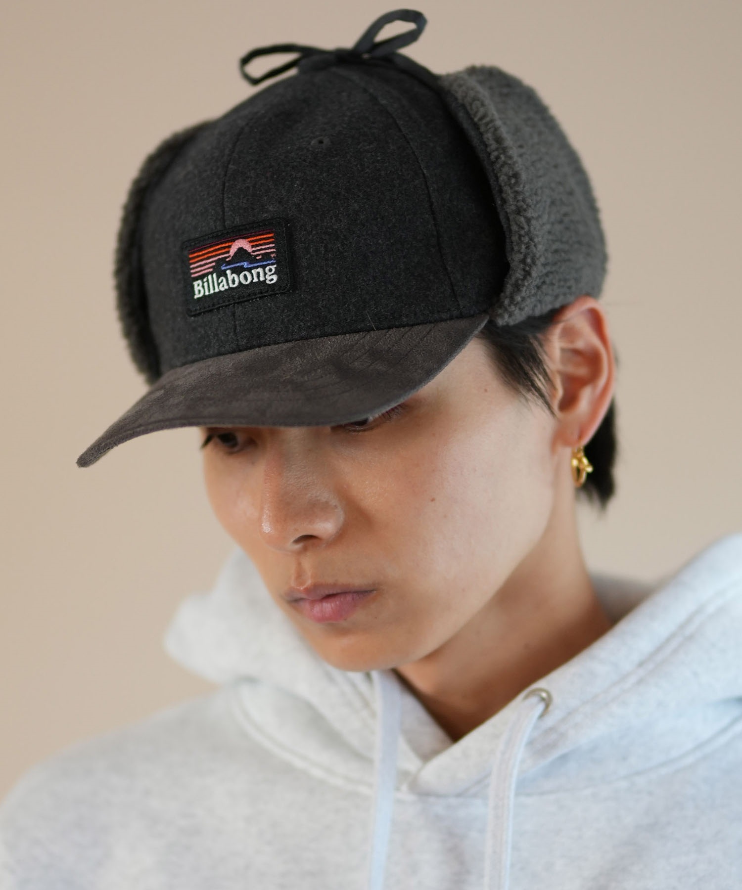 BILLABONG ビラボン キャップ 帽子 耳当て ボア 防寒 TRAPPER