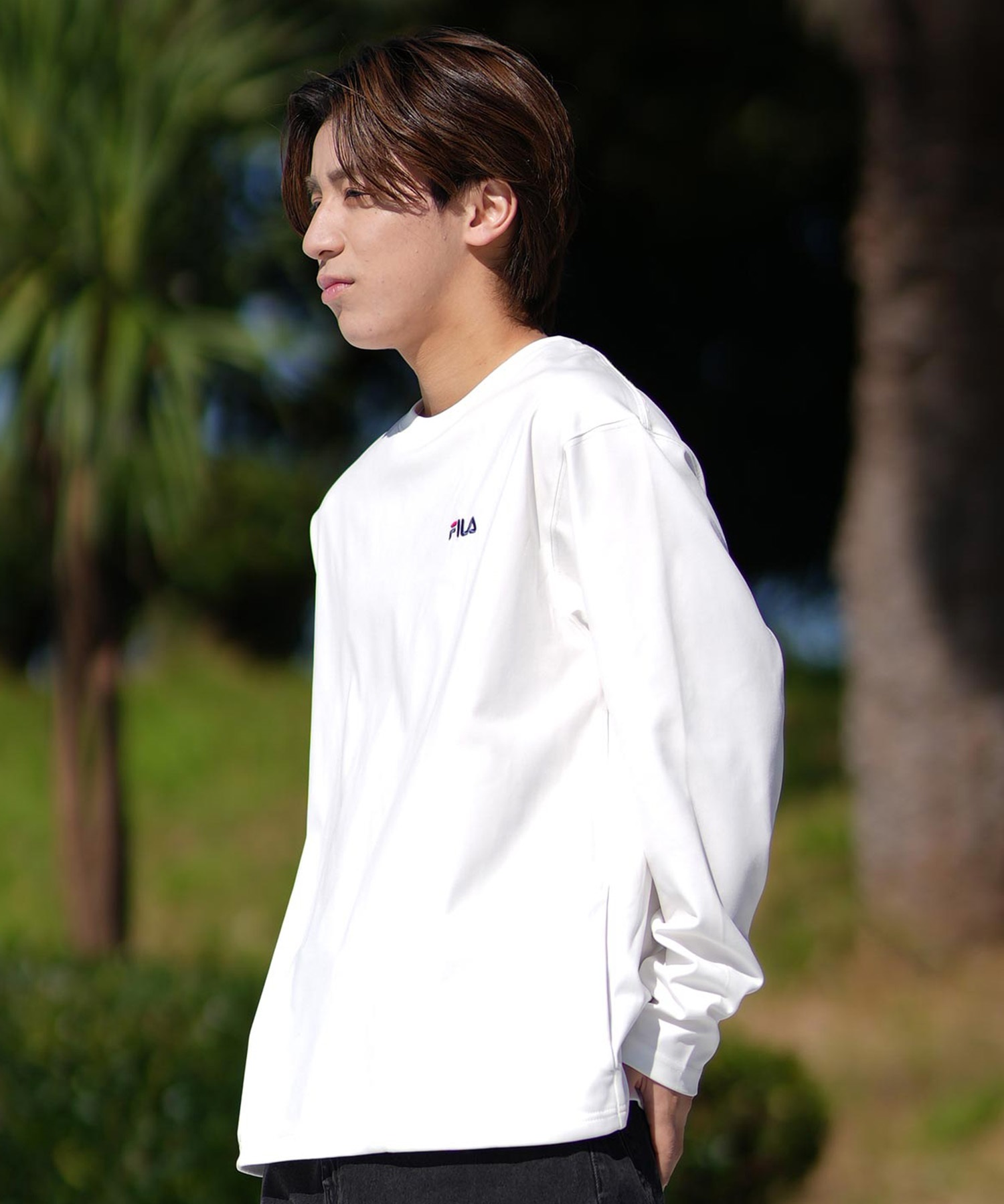 FILA フィラ ラッシュガード 長袖 Tシャツ メンズ ロンT