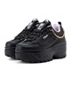 【ムラサキスポーツ限定】FILA フィラ スニーカー レディース 厚底 DISRUPTOR 2 WEDGE FESTIVAL WSS25003(BKORC-22.5cm)
