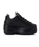 【ムラサキスポーツ限定】FILA フィラ スニーカー レディース 厚底 DISRUPTOR 2 WEDGE FESTIVAL WSS25003(BKORC-22.5cm)